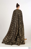  Photos Woman in Historical Dress 6 Medieval clothing brown dress cloak historical whole body 0003.jpg